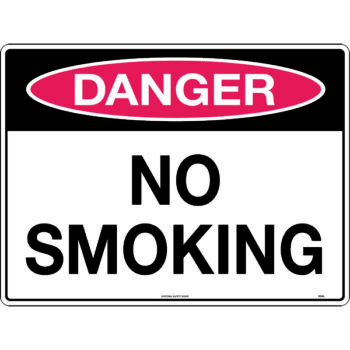 Danger No Smoking Sign
