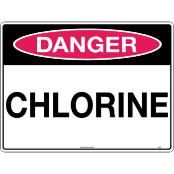 Danger Chlorine Sign