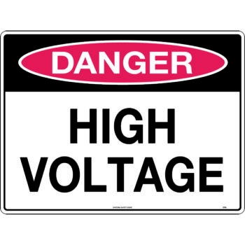 Danger High Voltage Sign