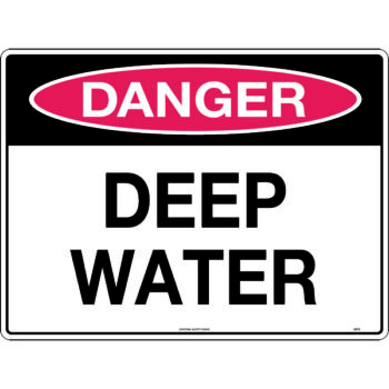 Danger Deep Water Sign