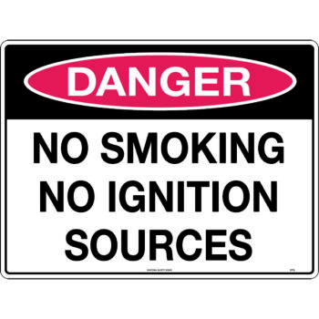 Danger No Smoking No Ignition Sign