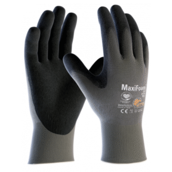 MaxiFoam 34-900 Palm Coated Knitwrist Gloves 12 pack