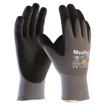 MaxiFlex Ultimate with AD-APT Palm Coated Knitwrist Gloves 12 pack