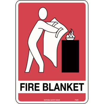 Fire Blanket (with Pictogram) Sign