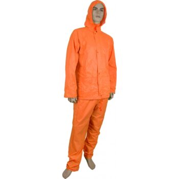 Hi Vis PVC Rainwear - Coat and Pants - Image 2