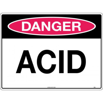 Danger Acid Sign