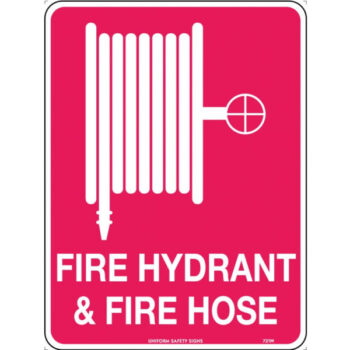 Fire Hydrant & Fire Hose Sign