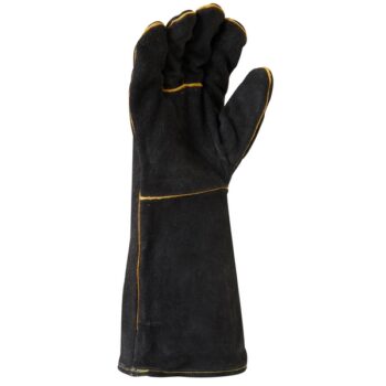 Black & Gold Welders Gauntlets - Image 2