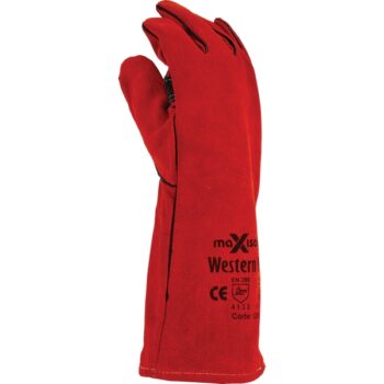 Western Red Premium Welders Gloves - Image 2
