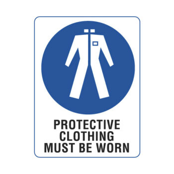 Protective Clothing Must be Worn Sign