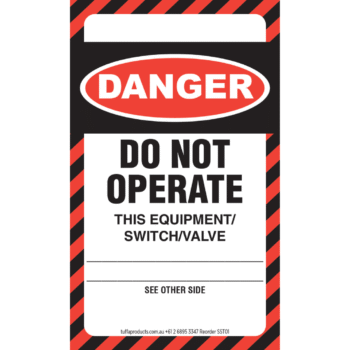 Danger Tag - Do Not Operate - String - 100 pack - Image 2