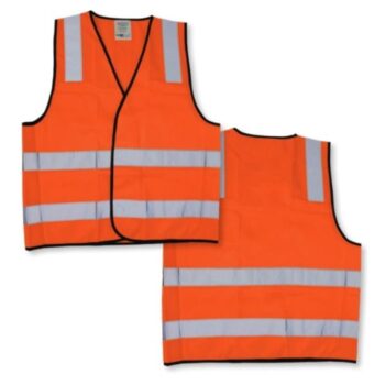 Hi-Vis Orange Safety Vest – Day/Night