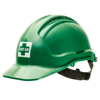 First Aid Green Hardhat