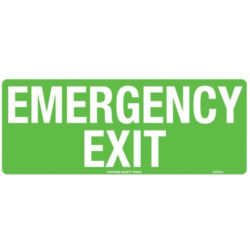 Running Man and Other Exit Entry Signs