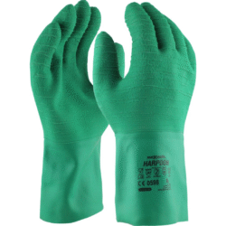 Latex Gauntlets - Harpoon - Green