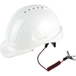 Tether - Hard Hat - coiled