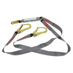 Lanyard - Double with Snaphook & Shock Absorber